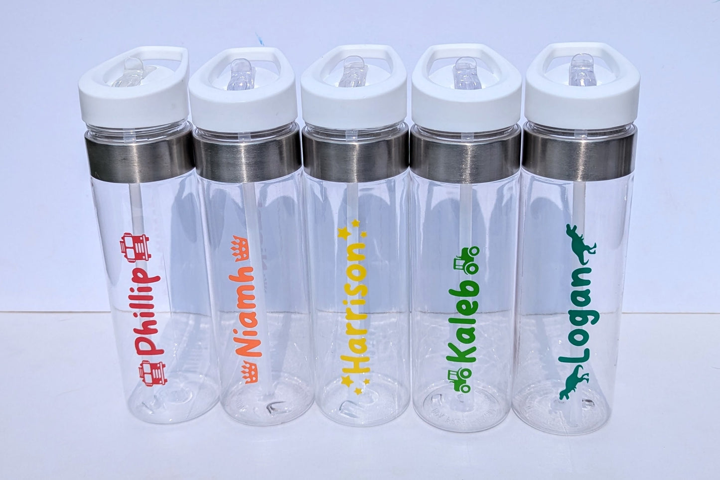 Back to School Personalised Water Bottle | Custom Drinks Bottle | Children's School Bottle | Name Bottle | Any Name in Any Colour 500ml