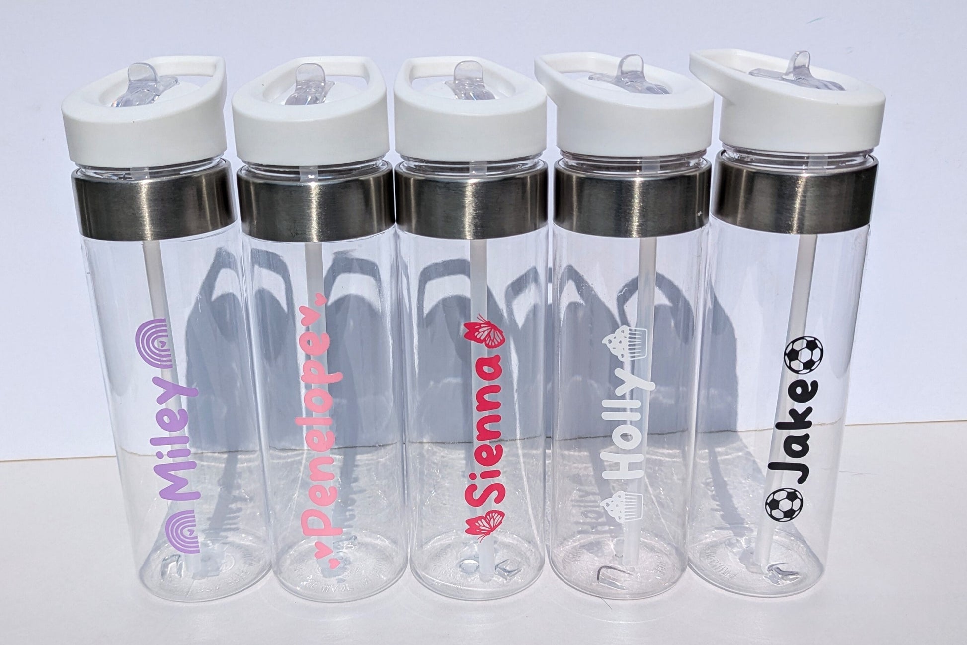 Back to School Personalised Water Bottle | Custom Drinks Bottle | Children's School Bottle | Name Bottle | Any Name in Any Colour 500ml