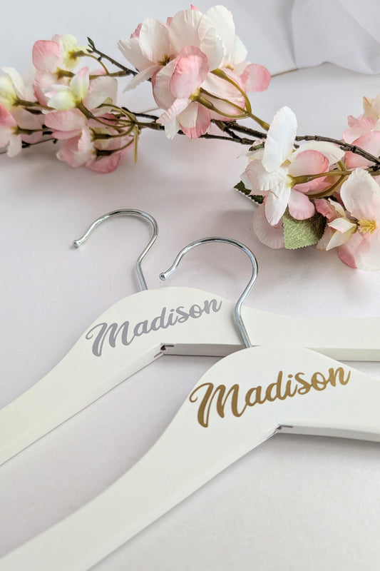 Personalised Children's Clothes Hangers | Nursery Kids Room Decor | Kids Personalised Hanger | Any Name any Colour | Outfit of the Day