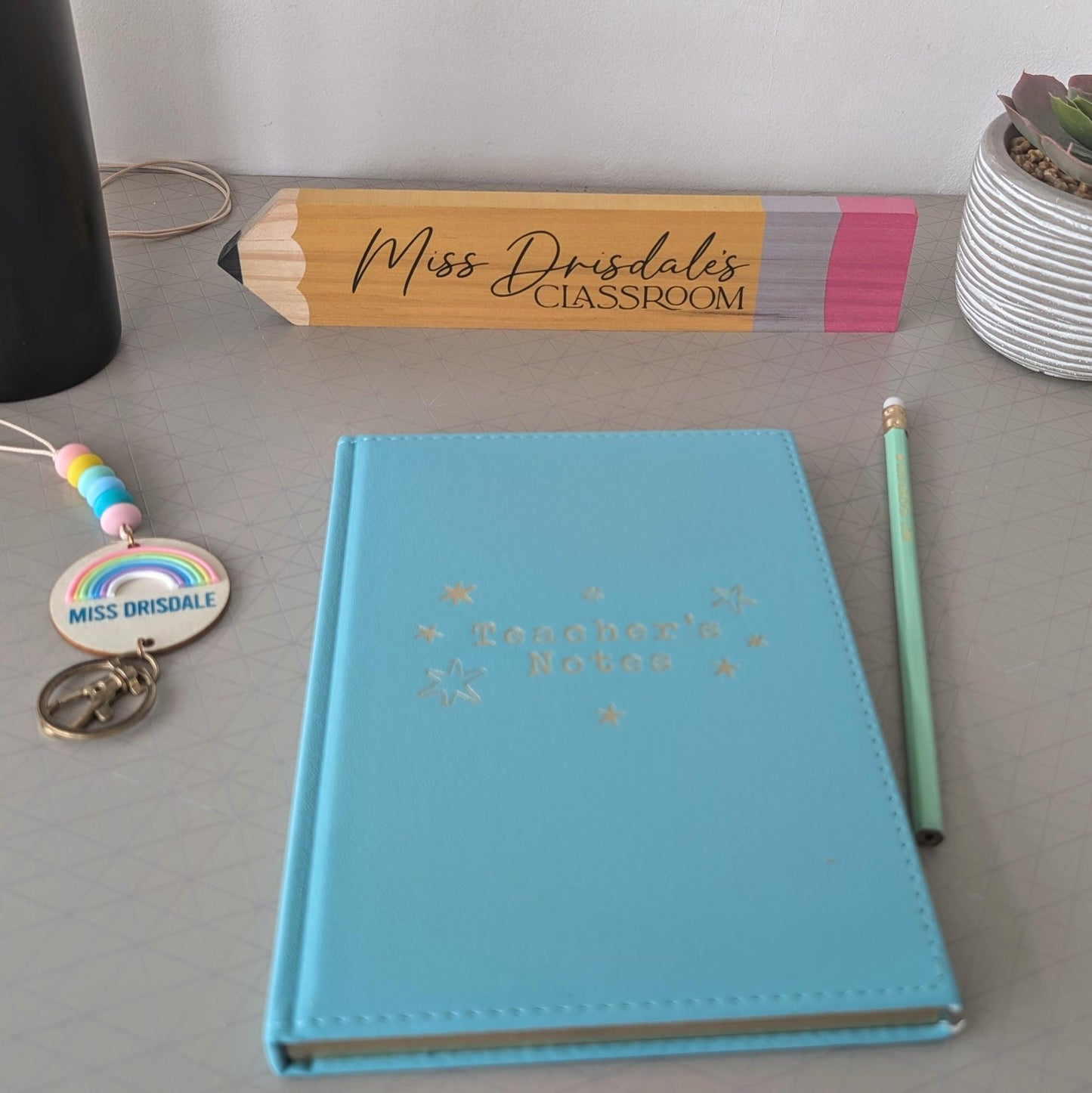 Personalised Notebook Teacher Gift | Thank You Gift for Teachers | Personal Class Gift | Best Teacher Ever | Note Pad | Teaching Assistant