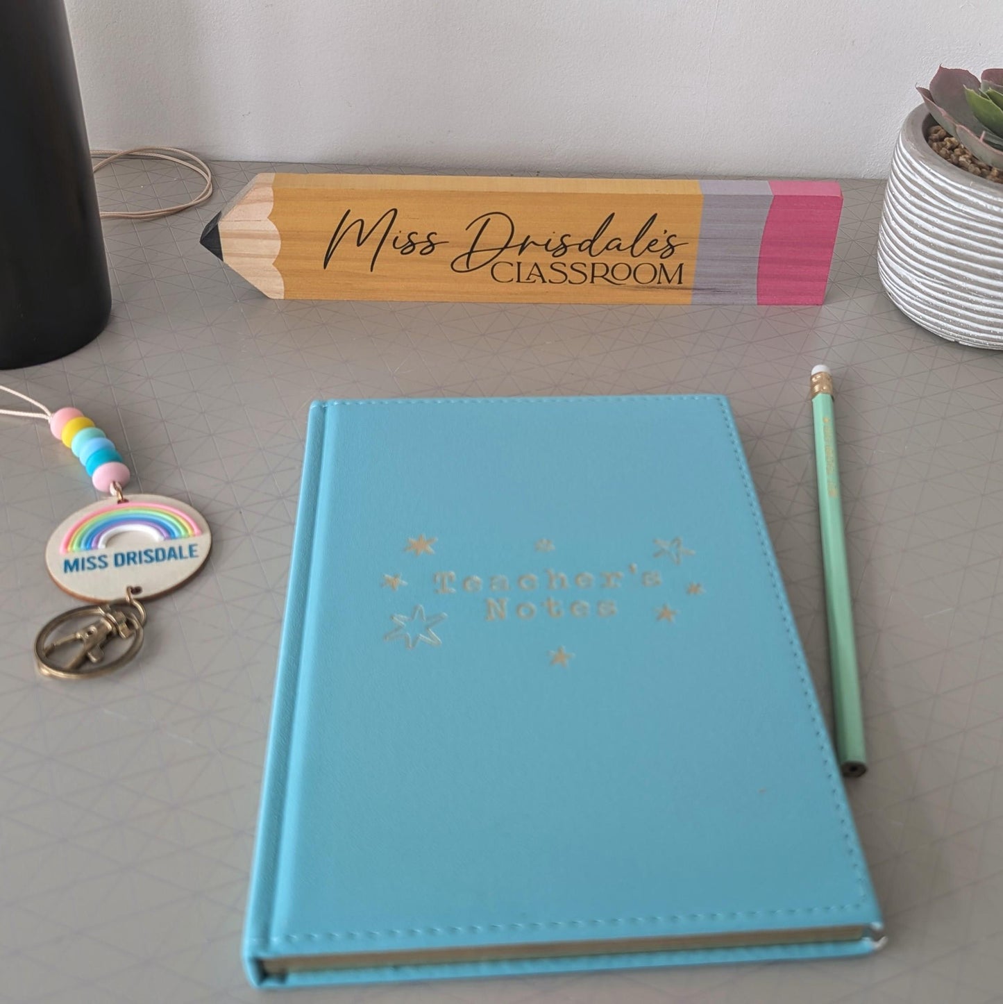 Personalised Notebook Teacher Gift | Thank You Gift for Teachers | Personal Class Gift | Best Teacher Ever | Note Pad | Teaching Assistant