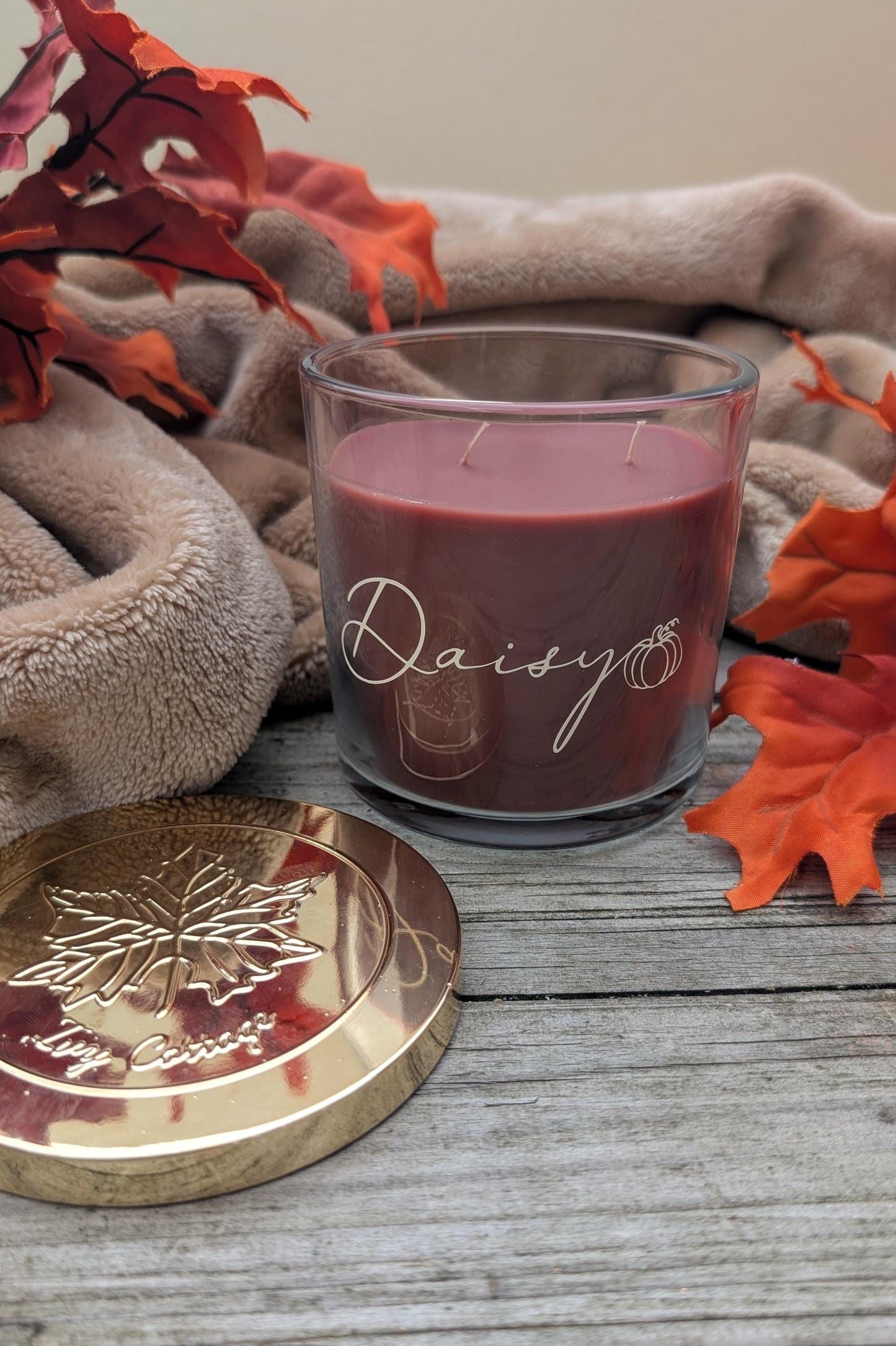 Personalised Autumn Candle | Boo Basket Filler| Candle Lover | Mammy Mum Mamma Gift | Fall Gift | Pumpkin Pecan Waffle Candle