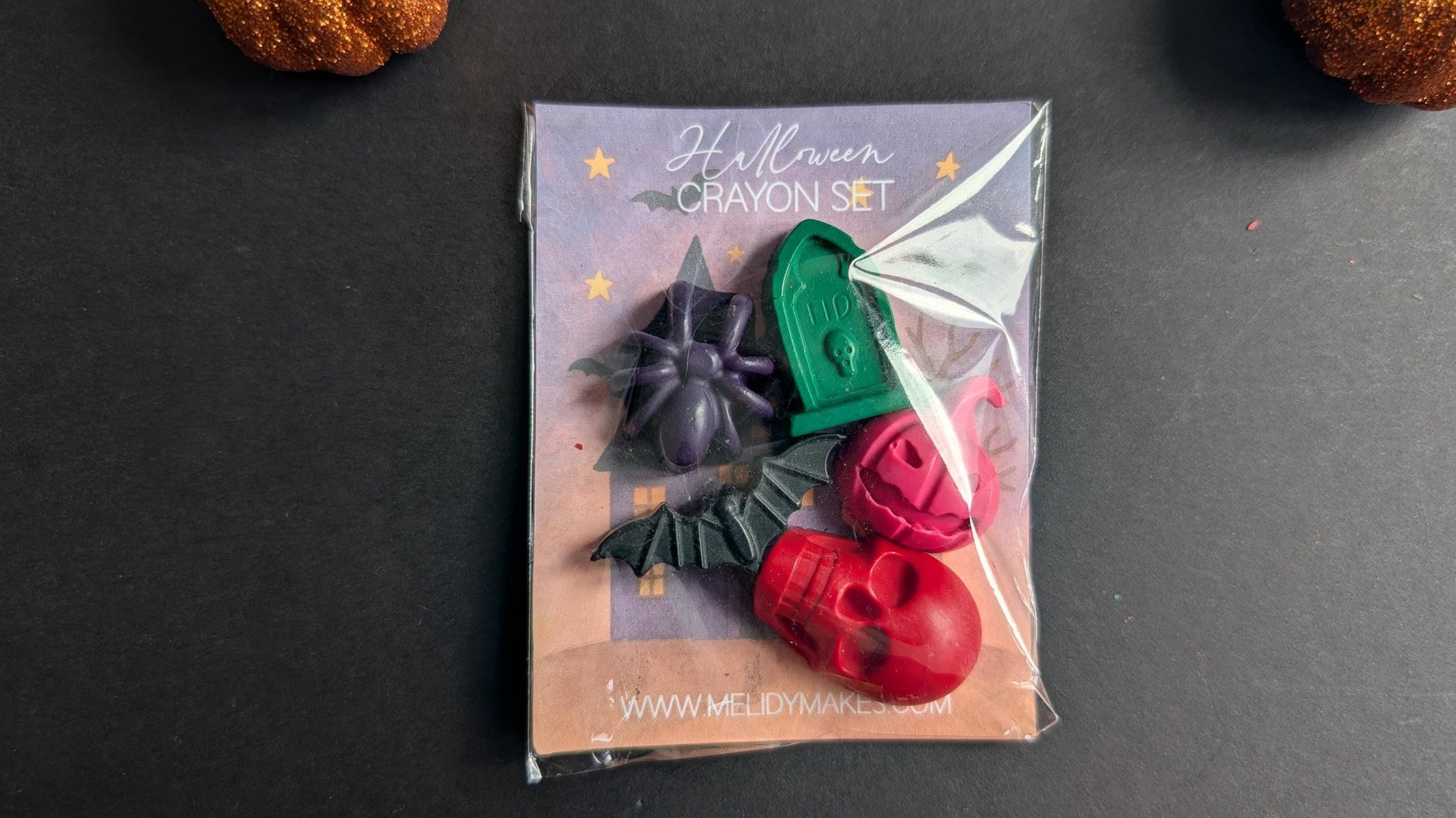 Kids Halloween Crayons | Boo Basket Filler | Halloween Gift | Trick or Treat Gift | Children's Arts and Crafts