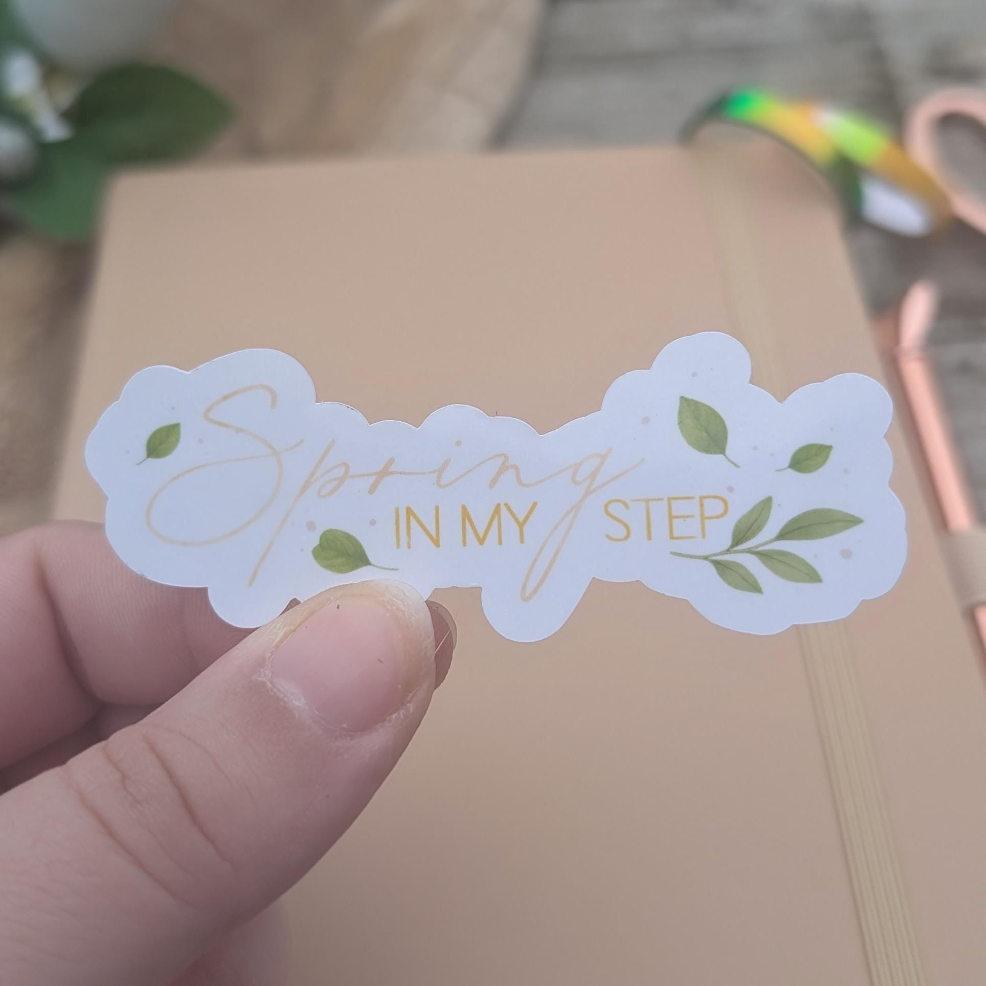 Spring Vinyl Sticker Set | Spring Easter Planner Stickers | Junk Journal / Journalling Stickers / Waterproof Laminated Sticker Set