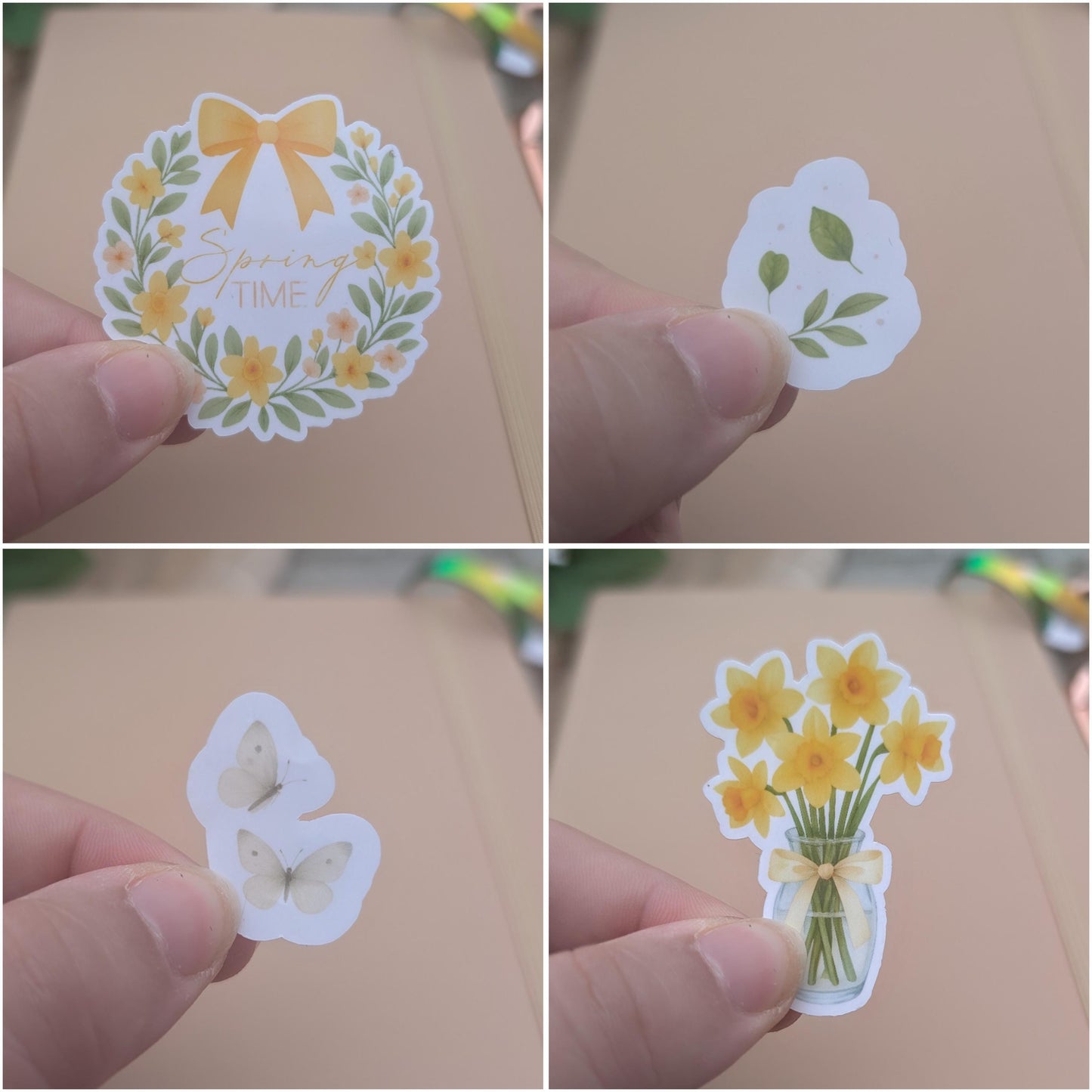 Spring Vinyl Sticker Set | Spring Easter Planner Stickers | Junk Journal / Journalling Stickers / Waterproof Laminated Sticker Set