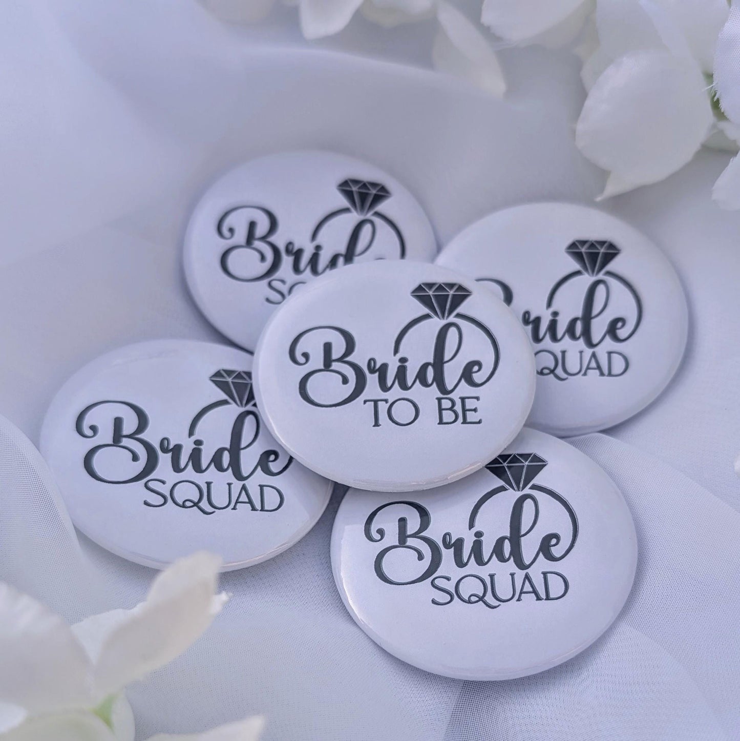 Personalised Hen Party Badge | Team Bride | Bride To Be | Bride Squad Badge | Hen Night Button Badge | Bachelorette Pin Badge