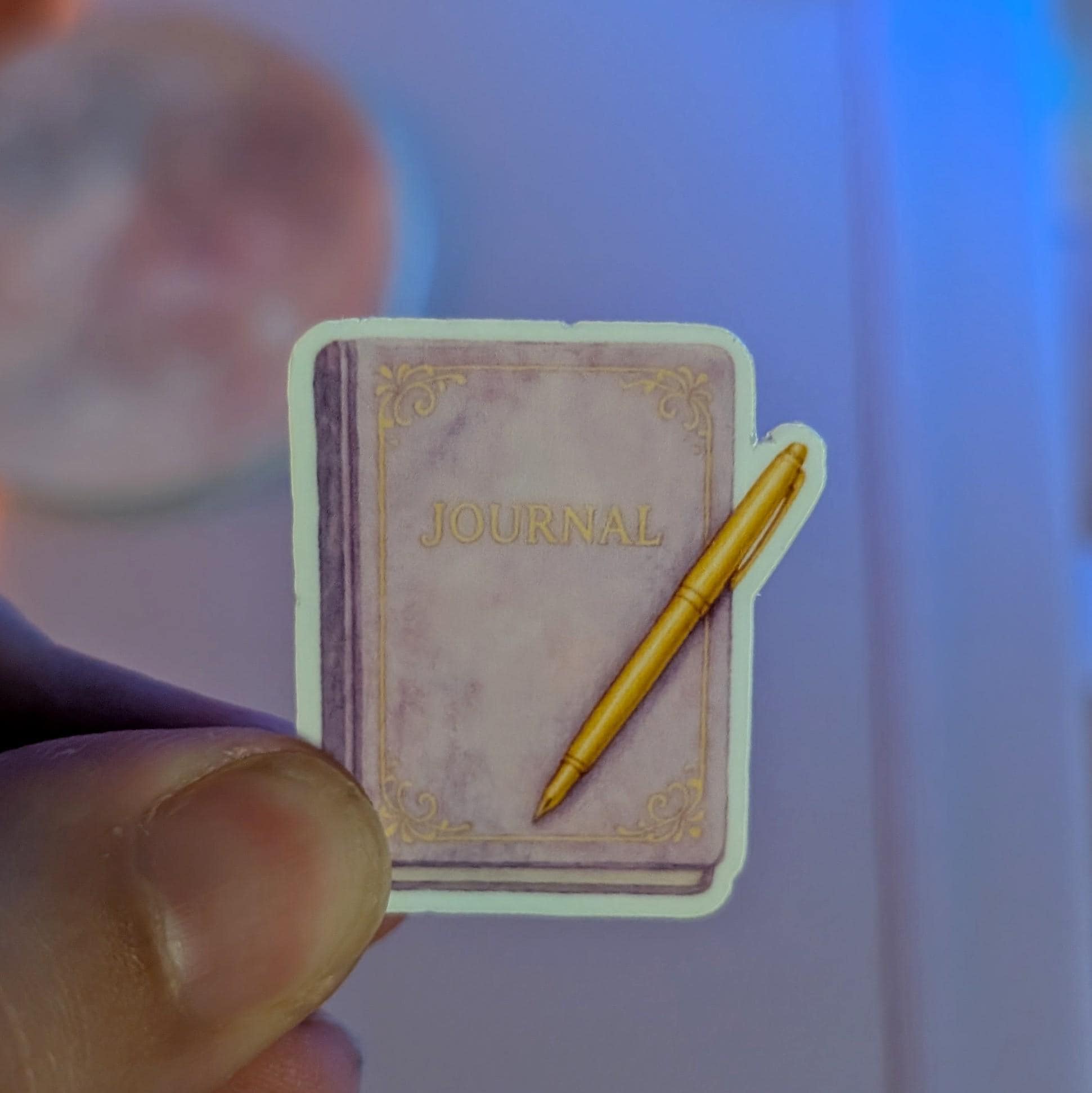 January Sticker Set - A Mindful Beginning | Lilac and Gold Watercolour Planner Stickers | Junk Journal / Journalling Stickers