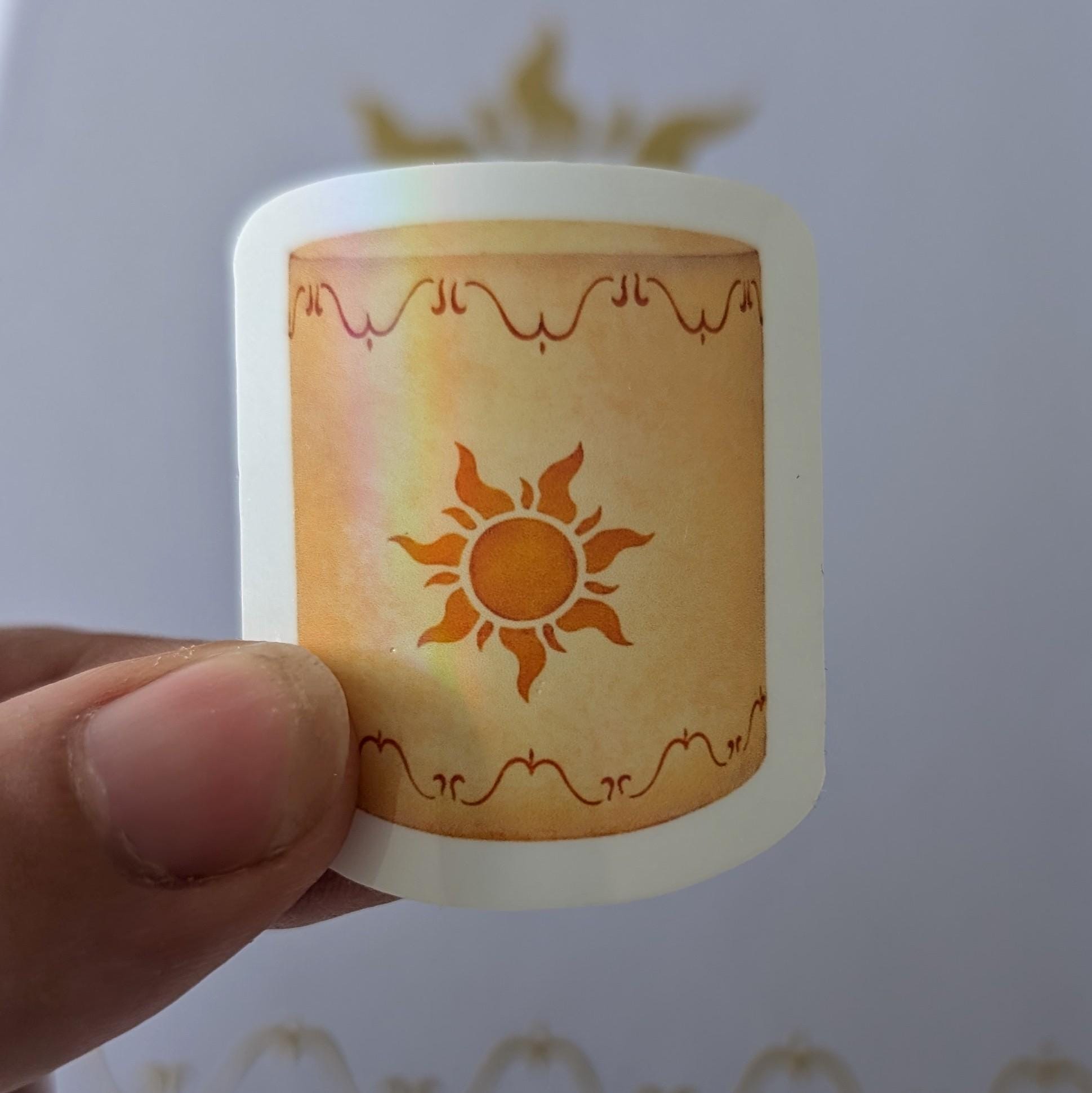 Enchanted Lantern Sticker Set | Tangled Inspired Planner Stickers | Junk Journal / Journalling Stickers / Waterproof Laminated Sticker Set