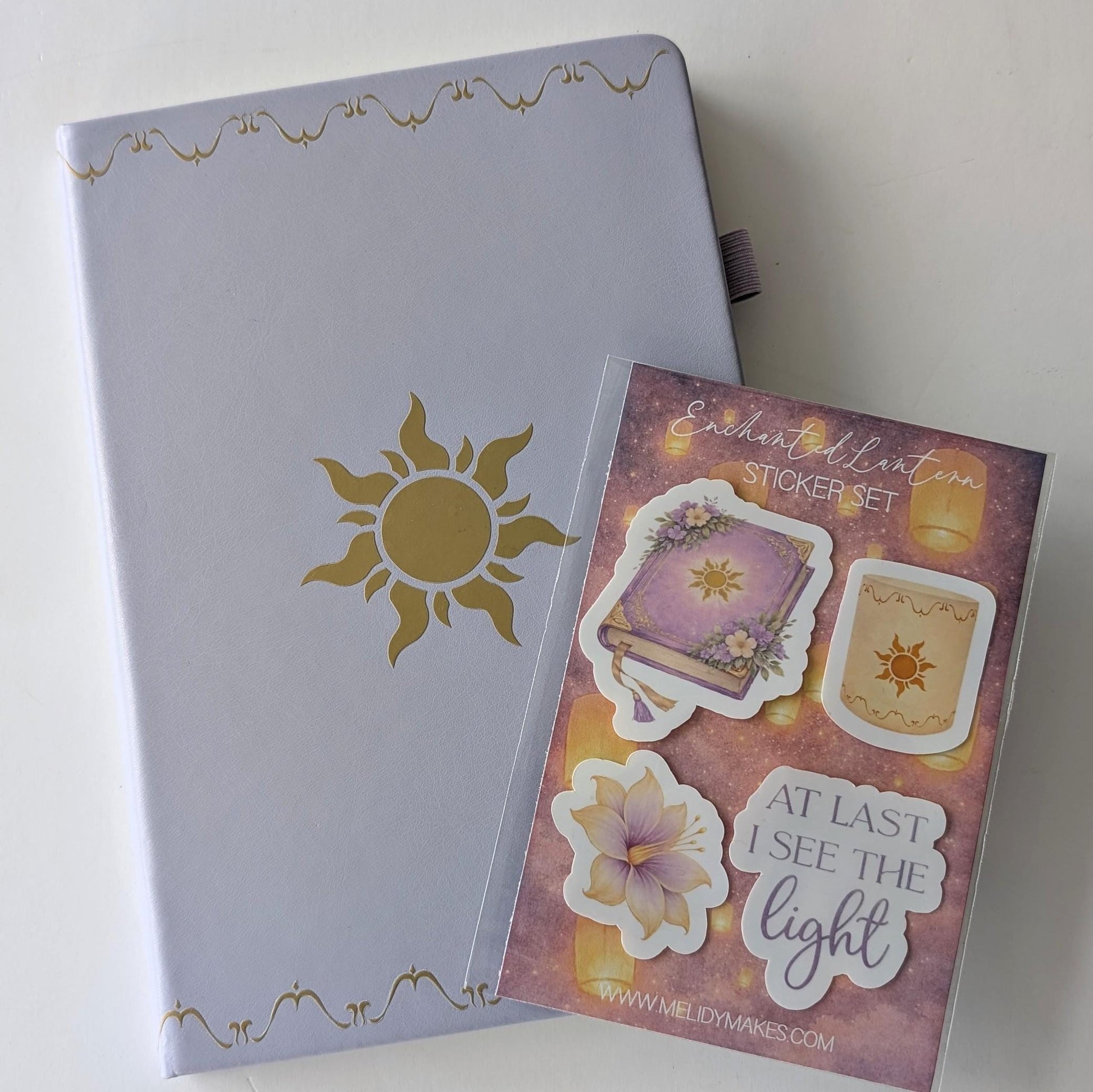 Enchanted Lantern Sticker Set | Tangled Inspired Planner Stickers | Junk Journal / Journalling Stickers / Waterproof Laminated Sticker Set