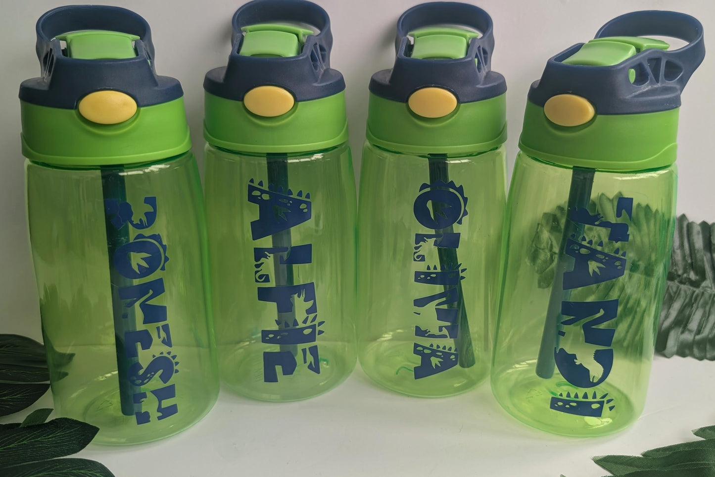 Personalised Dinosaur Water Bottle | Kids Water Bottle | Back to School | Dinosaur Lover Gift | Children's Drink | Dino Fan Nursery 12oz