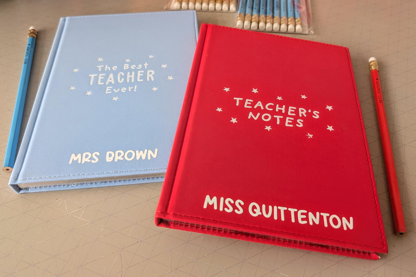 Personalised Notebook Teacher Gift | Thank You Gift for Teachers | Personal Class Gift | Best Teacher Ever | Note Pad | Teaching Assistant
