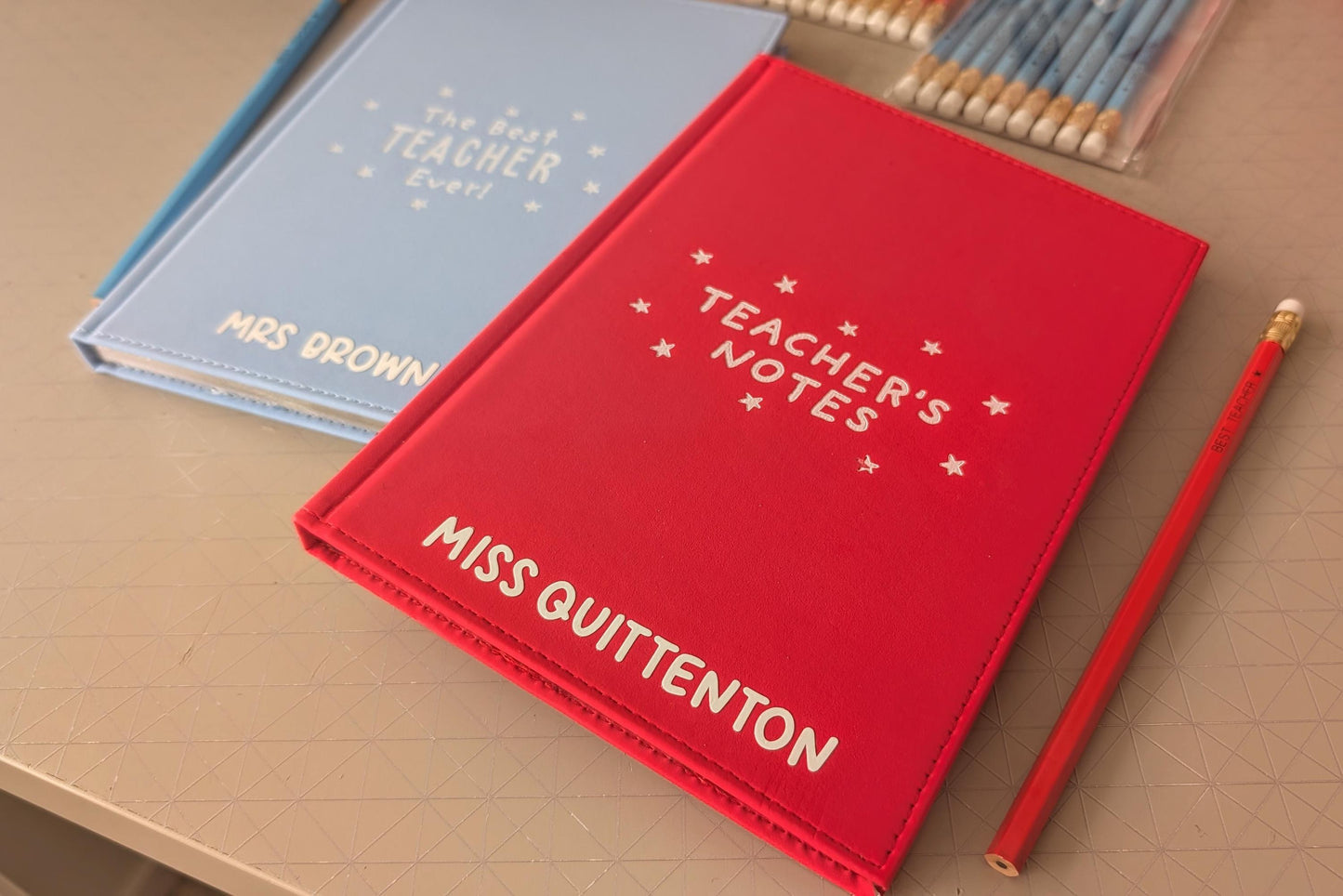 Personalised Notebook Teacher Gift | Thank You Gift for Teachers | Personal Class Gift | Best Teacher Ever | Note Pad | Teaching Assistant