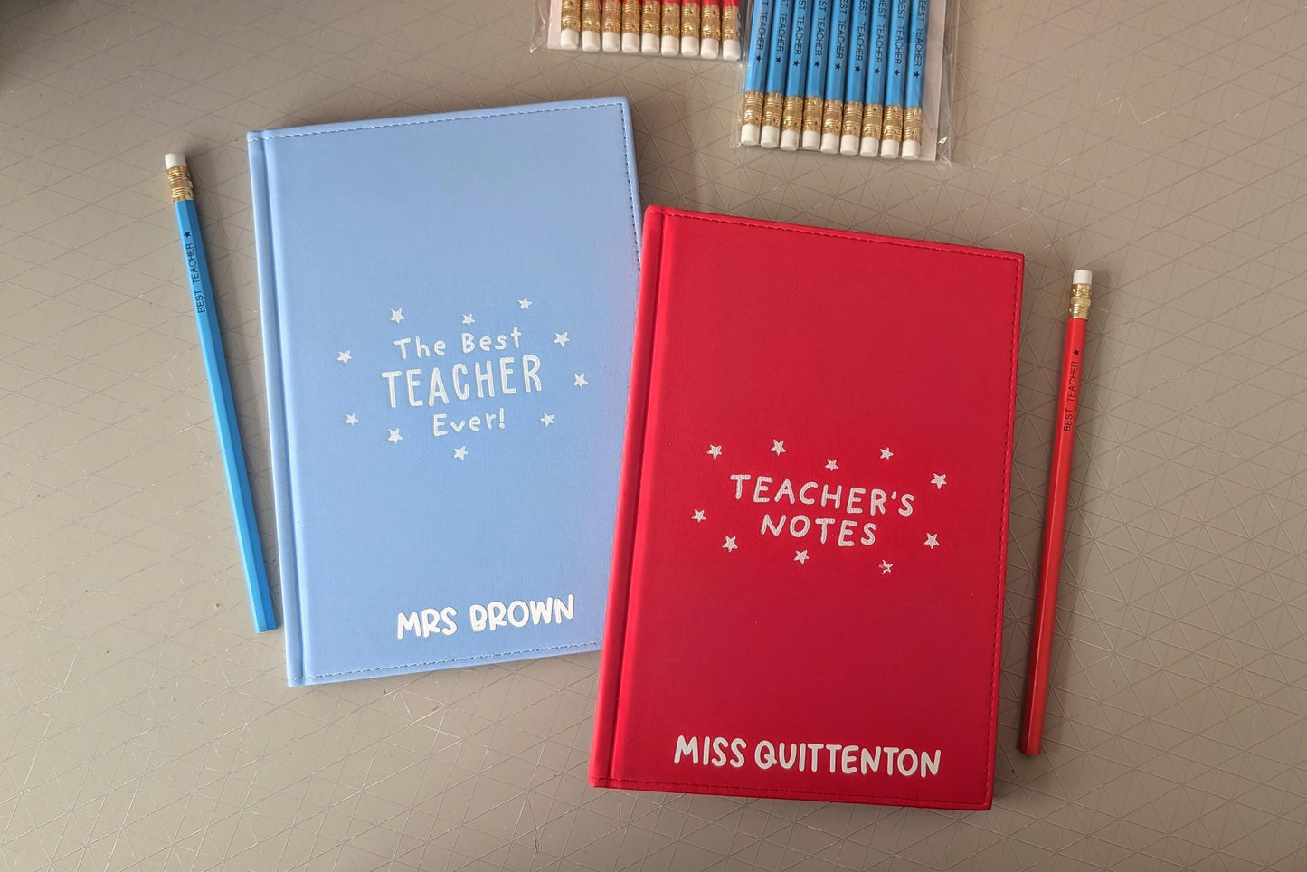 Personalised Notebook Teacher Gift | Thank You Gift for Teachers | Personal Class Gift | Best Teacher Ever | Note Pad | Teaching Assistant