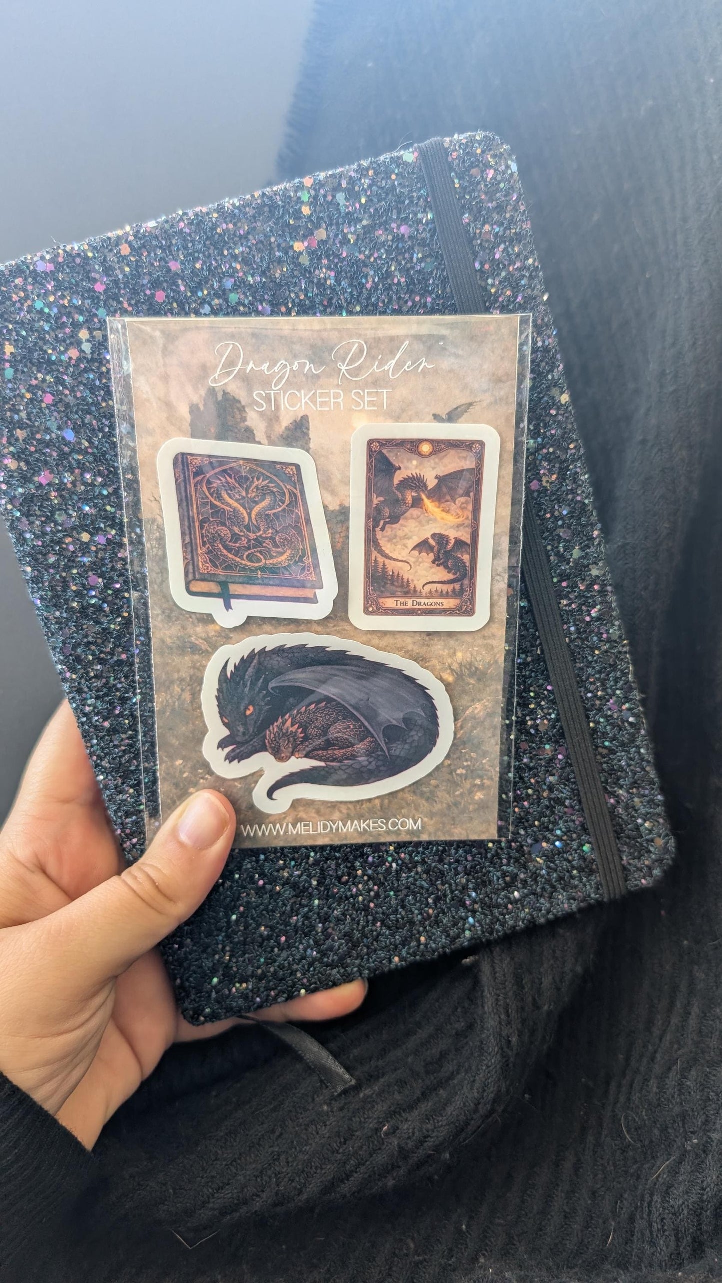 Dragon Rider Sticker Set | Fourth Wing Inspired Planner Stickers | Junk Journal / Journalling Stickers / Waterproof Laminated Sticker Set