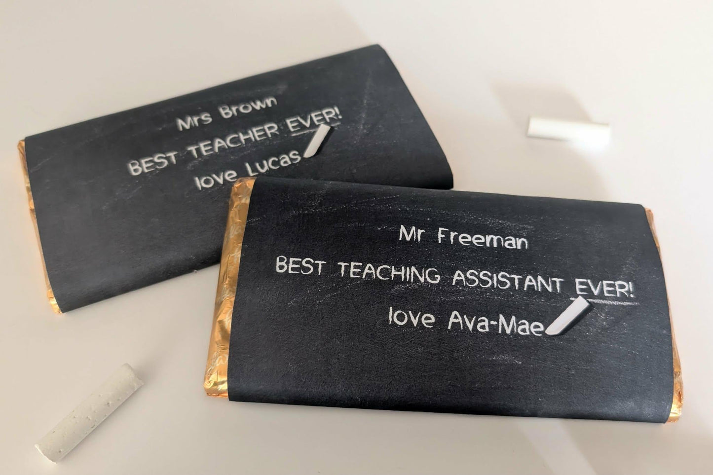Chocolate Bar Wrapper | Best Teacher in the Galaxy | Galaxy Bar Wrapper | Teacher End of Year Gift | Chalkboard Design | Cheap Teacher Gift