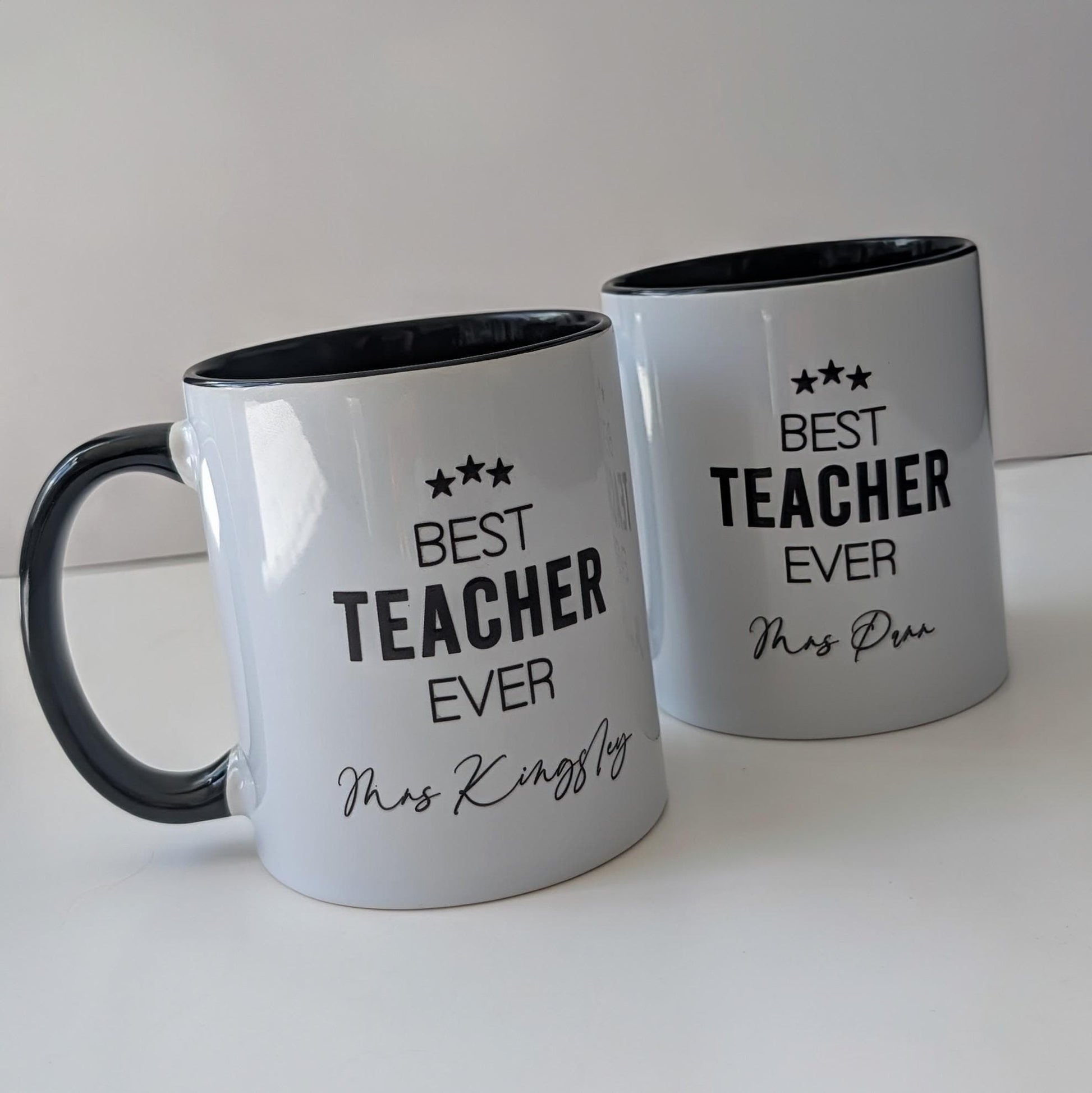 Personalised Best Teacher Ever Mug | End of Year Teacher Gift | Teacher Coffee Mug | Teacher Tea Mug | Teaching Assistant Mug