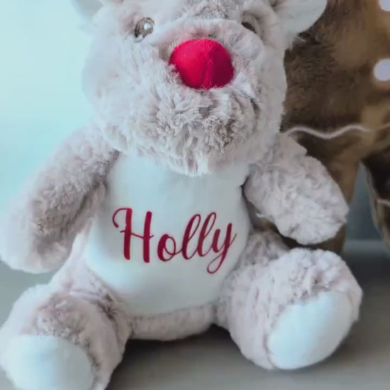Personalised Christmas Gingerbread Man Teddy | Kids Christmas Gift | Chirtmas Eve Box | Gibgerbread Man Plush Cuddly Toy