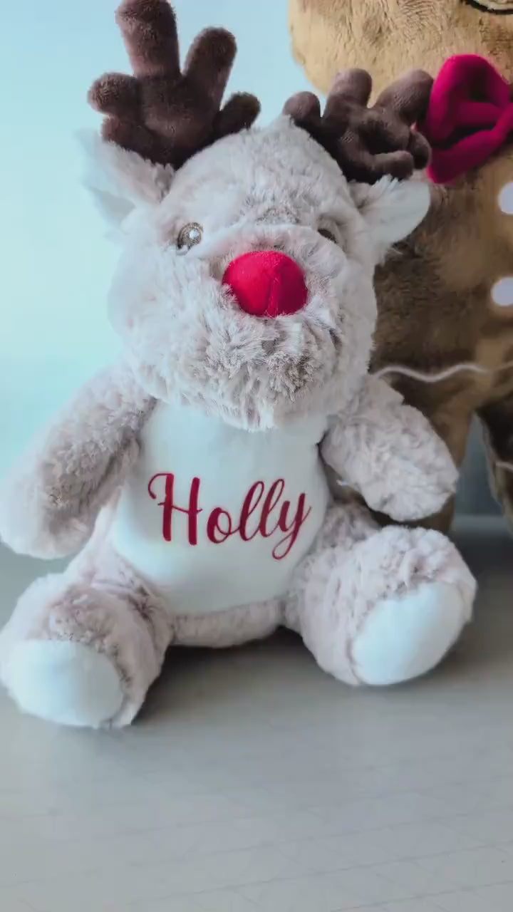 Personalised Christmas Gingerbread Man Teddy | Kids Christmas Gift | Chirtmas Eve Box | Gibgerbread Man Plush Cuddly Toy