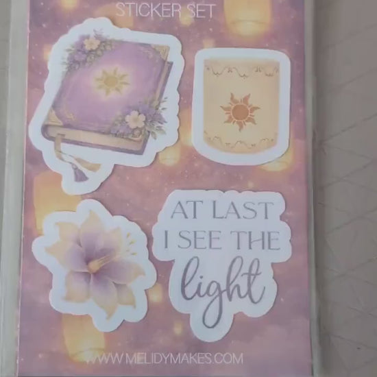 Enchanted Gem Sticker Set | Moana Inspired Planner Stickers | Junk Journal / Journalling Stickers / Waterproof Laminated Sticker Set