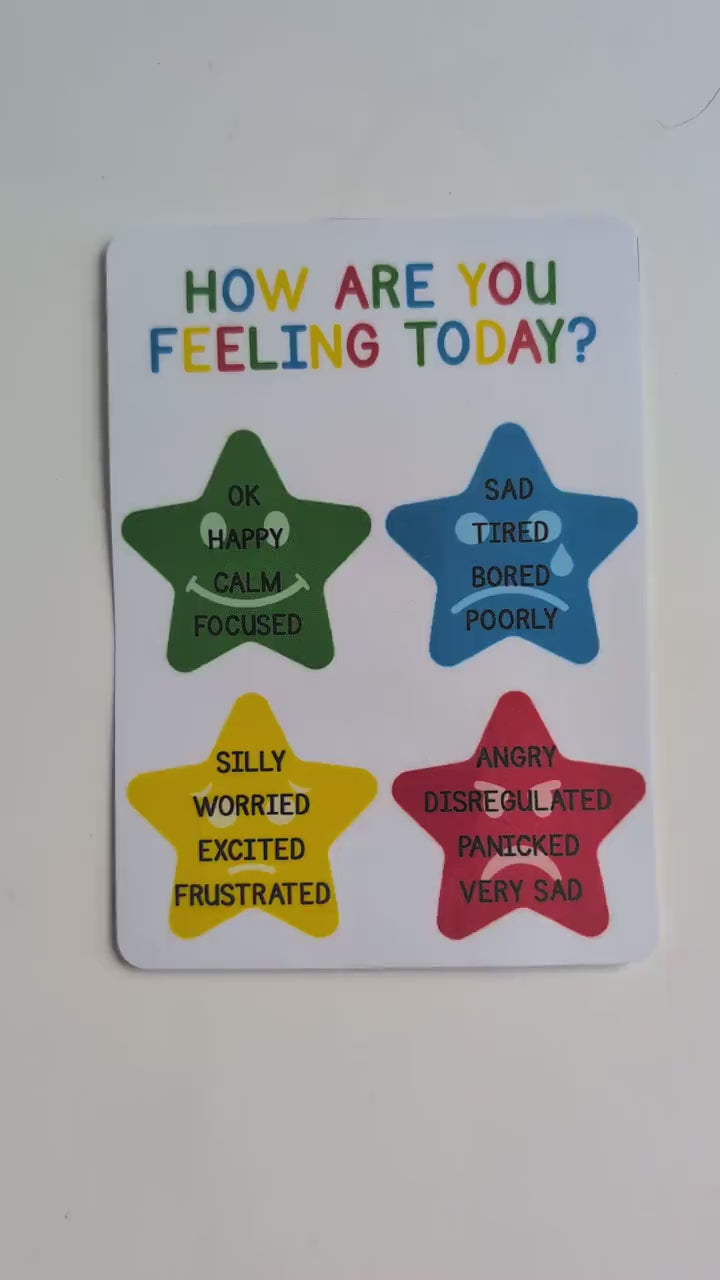 Emotion Regulation Keychain | Autism Mum Dad | Neurodivergent Support | Classroom Aid | Teacher Tool | SEN Parent