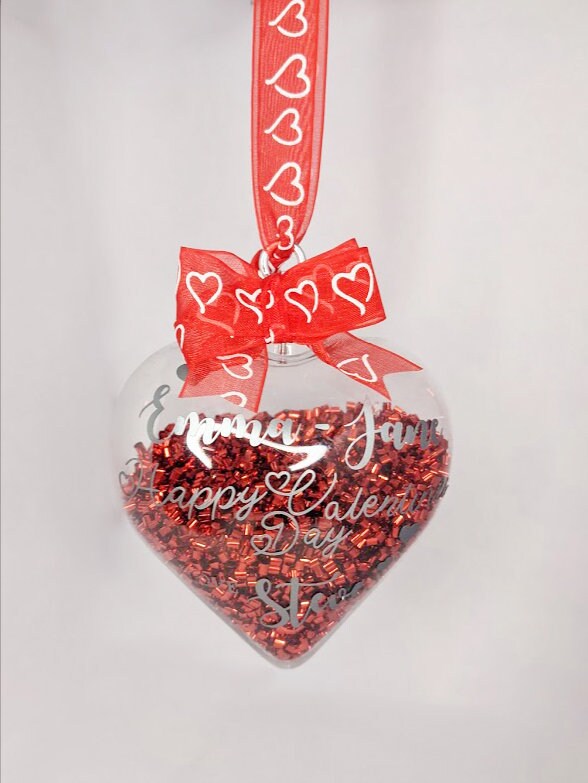 Personalised Christmas Heart Decoration | Heart Ornament | Heart Decor | Personalised Gift | Wedding Gift | First Christmas as Mr and Mrs