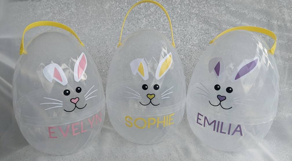 Personalised Giant Fillable Easter Egg | Easter Basket | Easter Bunny | Chocolate Egg | Easter Hamper | Child's Easter Gift | Egg Hunt