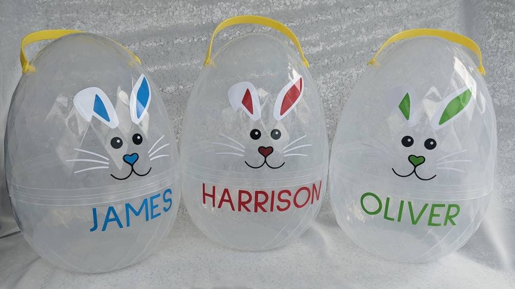 Personalised Giant Fillable Easter Egg | Easter Basket | Easter Bunny | Chocolate Egg | Easter Hamper | Child's Easter Gift | Egg Hunt