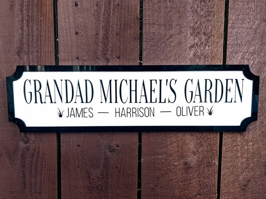 Personalised Railroad Sign Plaque | Custom Street Sign | Any Wording & Colour | Family / Couples Personalised Gift | Garden / Hot Tub Sign