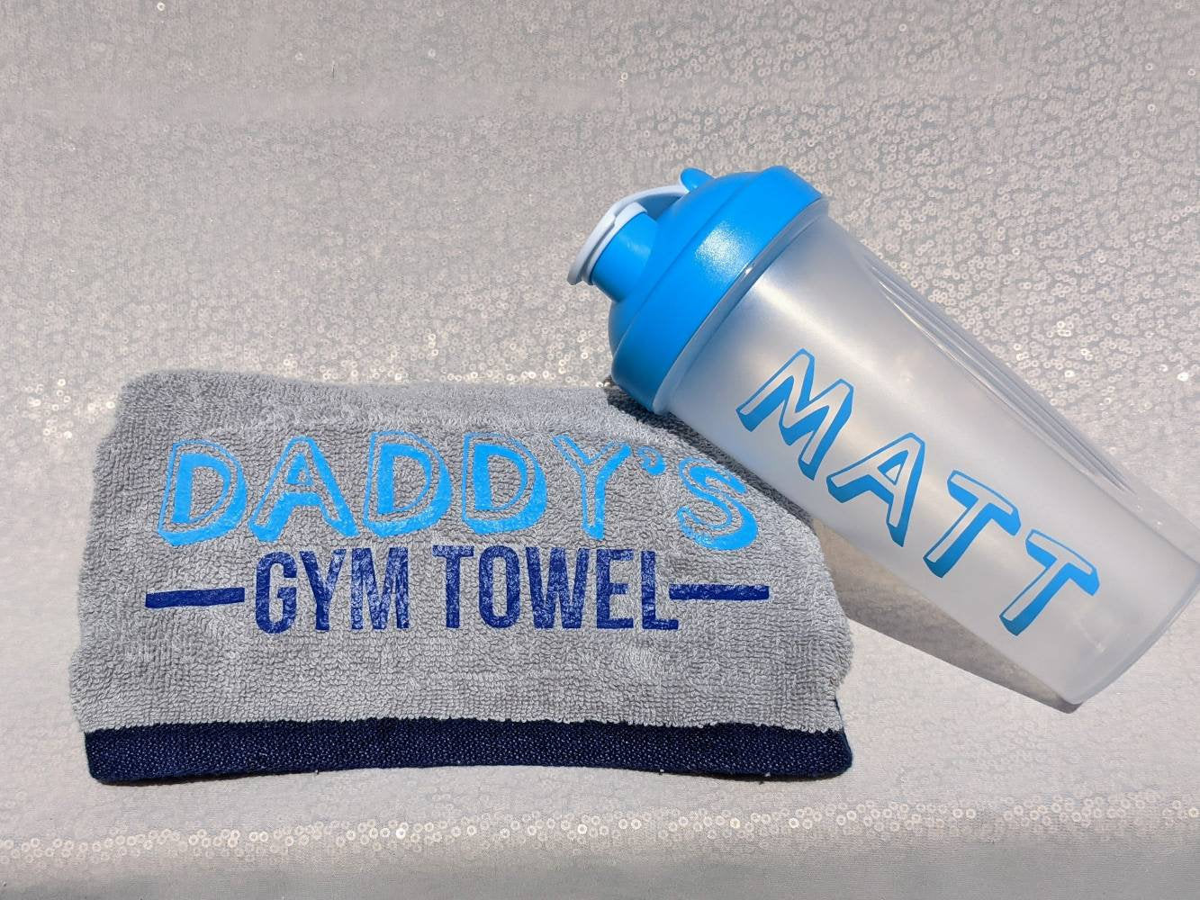 Personalised Gym Towel | New Year's Resolution | Gym Lover Gift | Fitness Towel Fitness Freak | Healthy Living Weight Loss | Protein Shaker