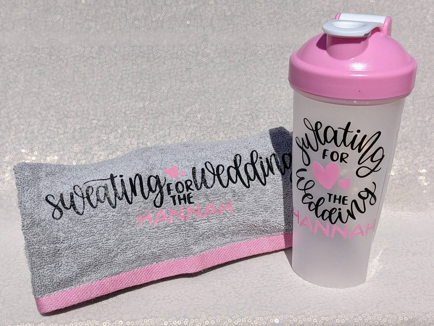 Personalised Gym Towel | New Year's Resolution | Gym Lover Gift | Fitness Towel Fitness Freak | Healthy Living Weight Loss | Protein Shaker