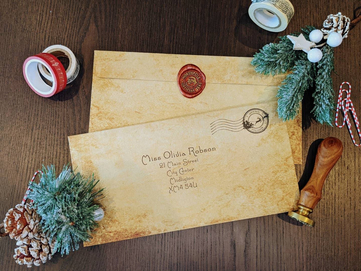 Personalised Letter from Santa Claus | Nice List Reveal | North Pole Mail | Father Christmas | Custom Letter and Envelope | Christmas List