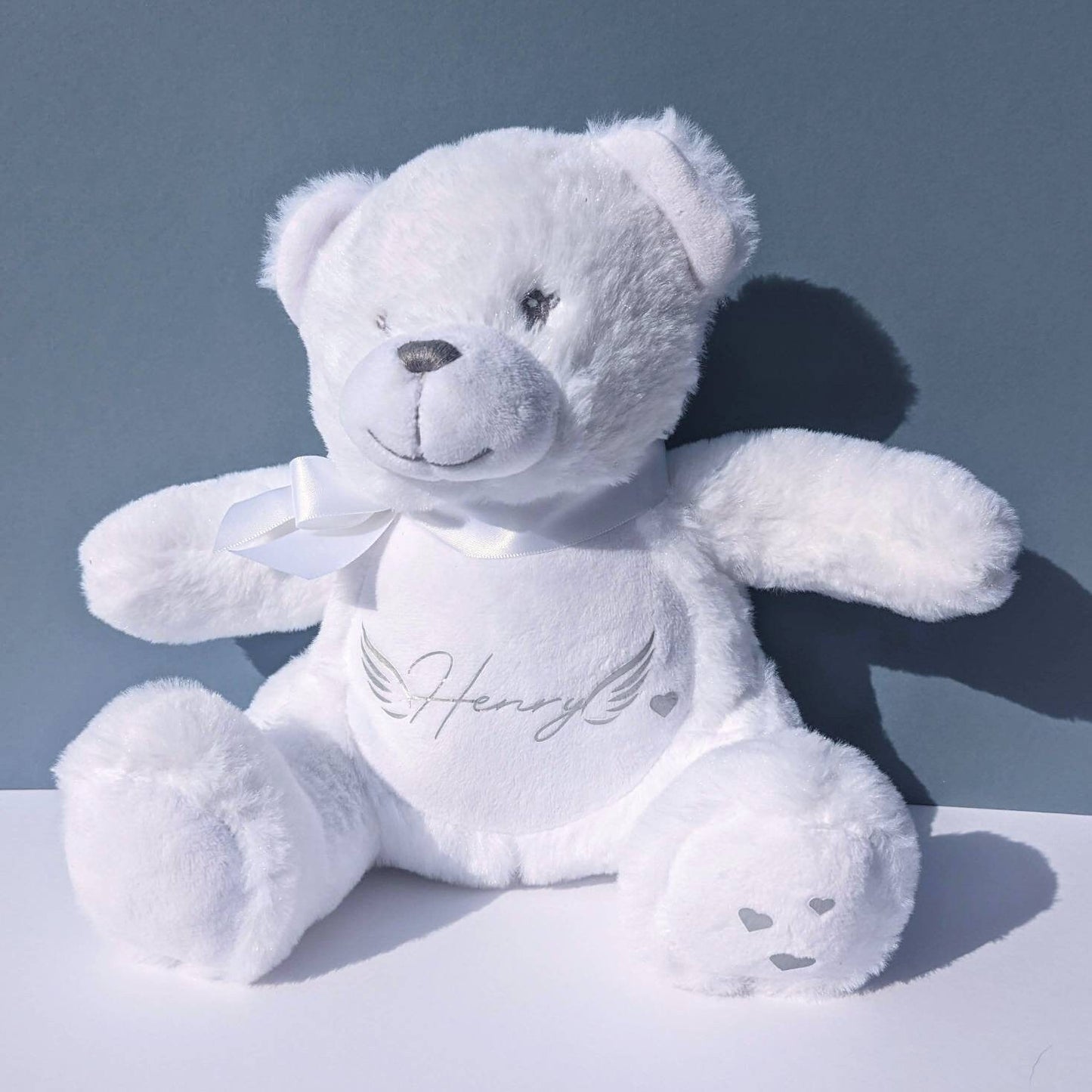 Memorial Baby / Child Teddy Bear Grave Marker | Angel Baby | Born Sleeping | In loving Memory | Baby Loss Comforter | Child Funeral