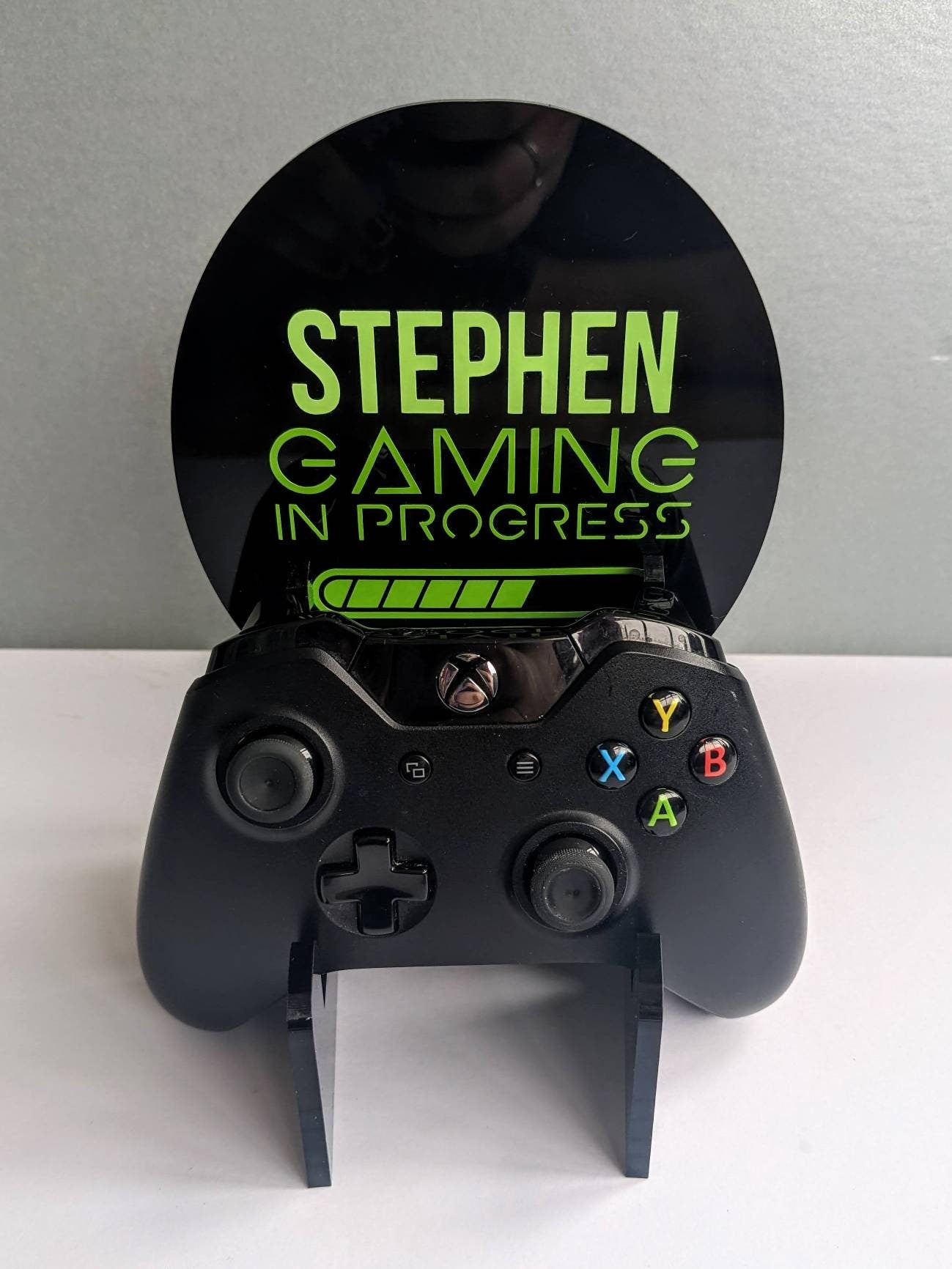 Personalised Gaming Controller & Headphone Stand | Xbox / PlayStation Compatible Stand | Gamer Gift | Video Game Lover | Son Brother Husband