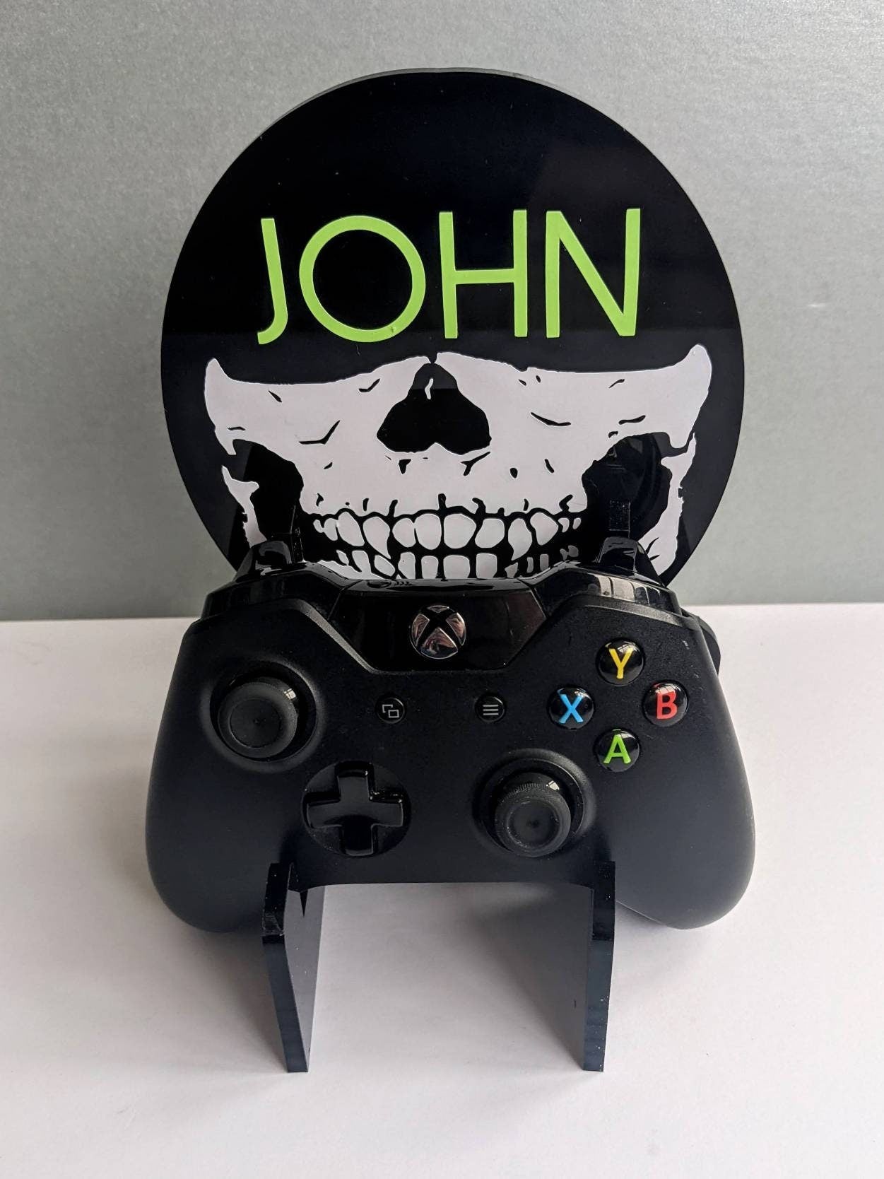 Personalised Gaming Controller & Headphone Stand | Xbox / PlayStation Compatible Stand | Gamer Gift | Video Game Lover | Son Brother Husband