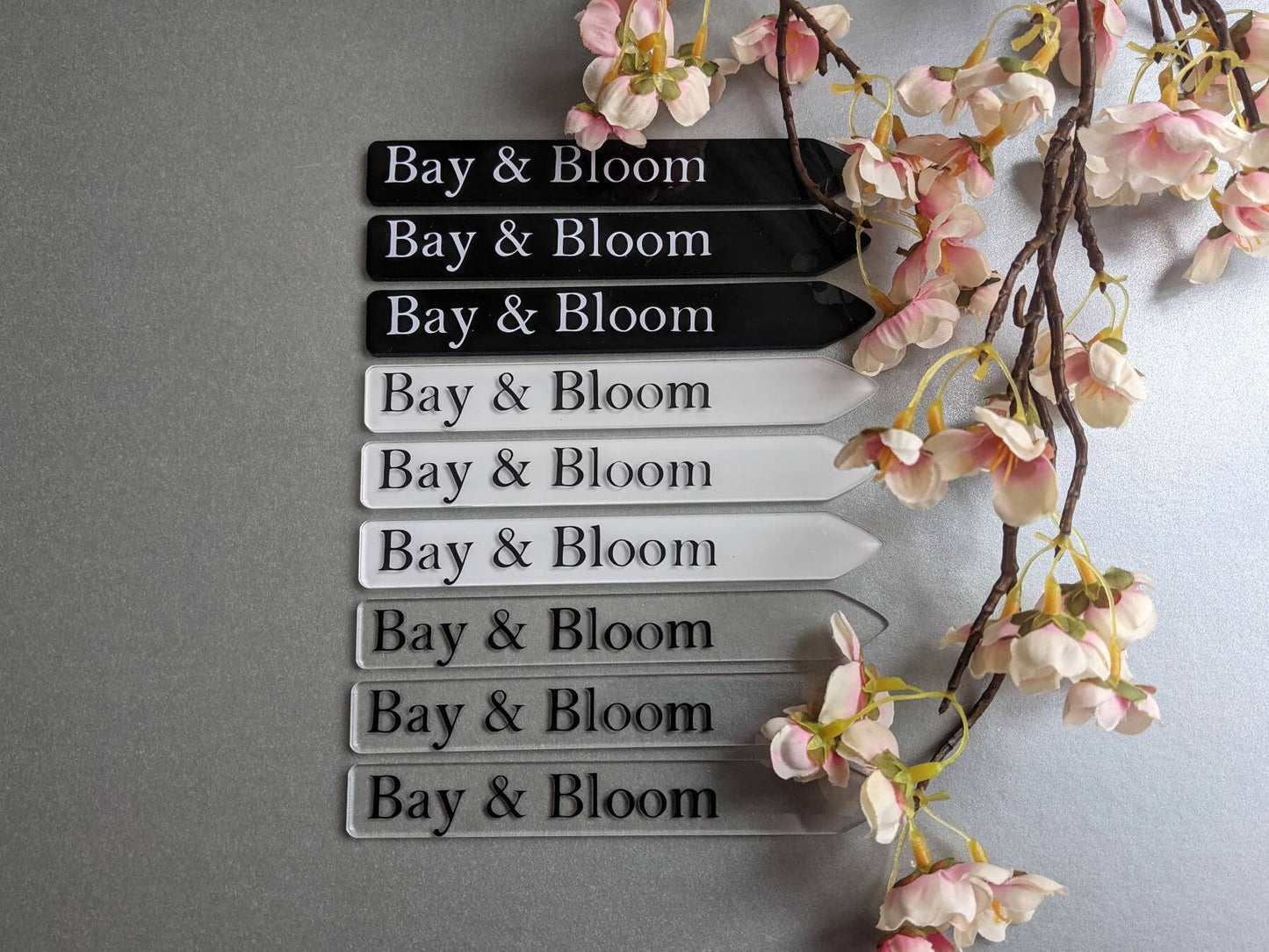 Custom Plant Markers | Recycled Acrylic Herb Picks | Bee friendly | Garden Lover Gift | Grow Your Own | Herbs and Vegetables | Name Markers