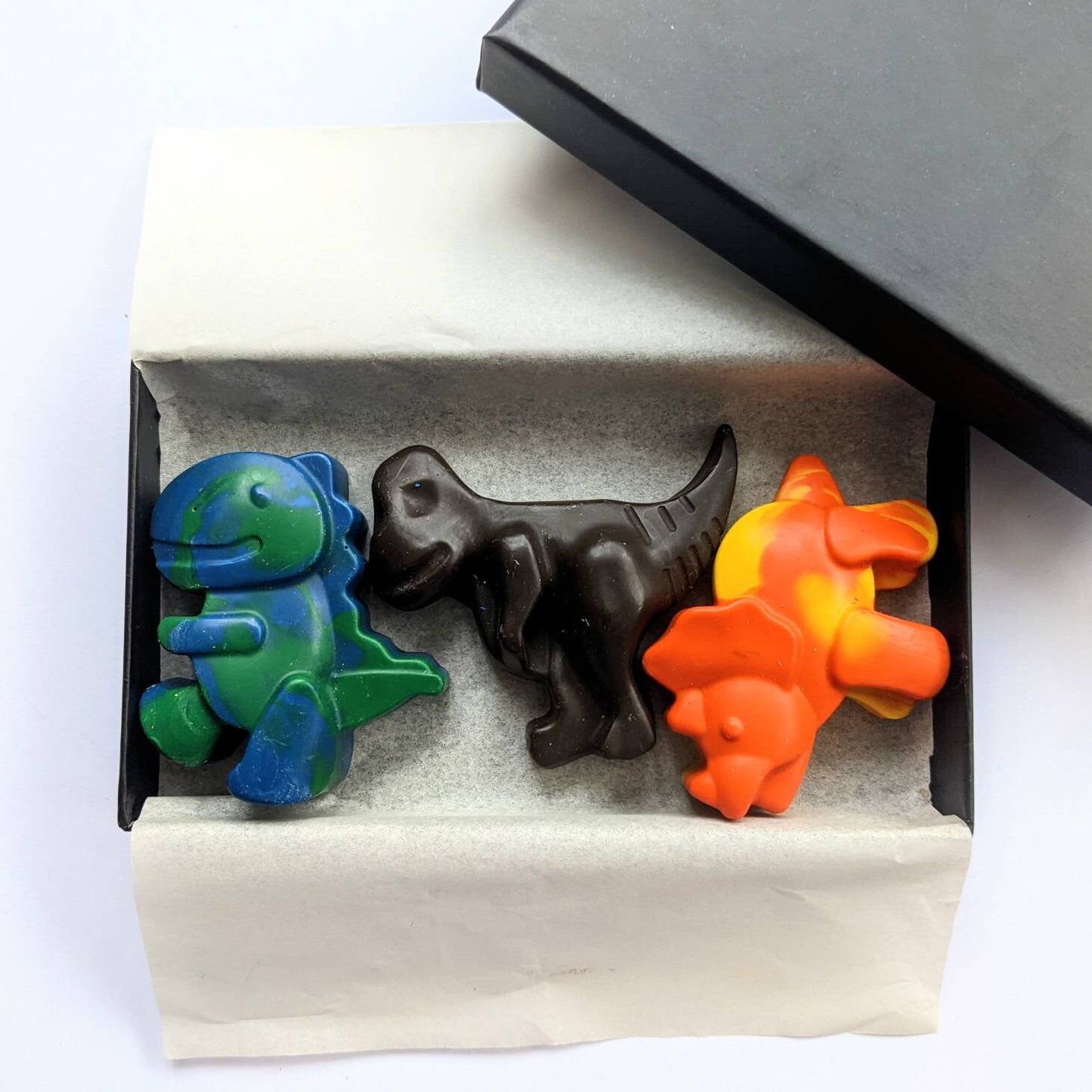 Jumbo Dinosaur Crayons, Set of Three | Mark Making | Infant Gift |Child Gift | Dino Lover | Boy Gift | Girl Gift | Arts and Crafts | Toddler