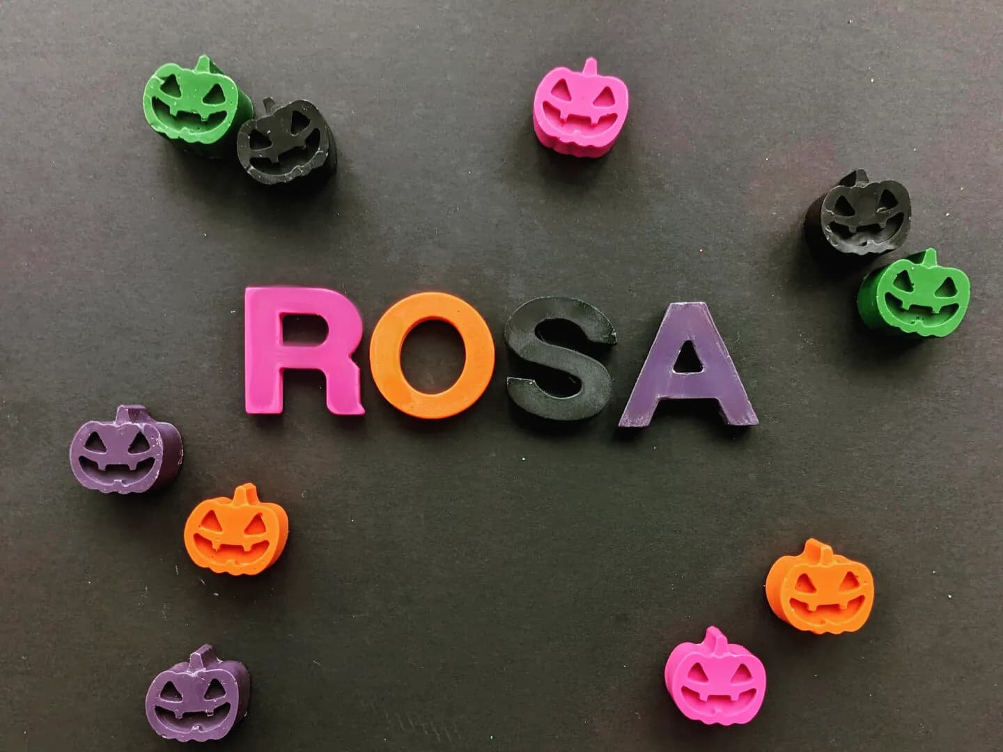 Personalised Kids Halloween Crayons  | No Sugar Treat  | Infant Gift | Child Gift | Colouring Lover | Boy Gift | Girl Gift | Arts and Crafts