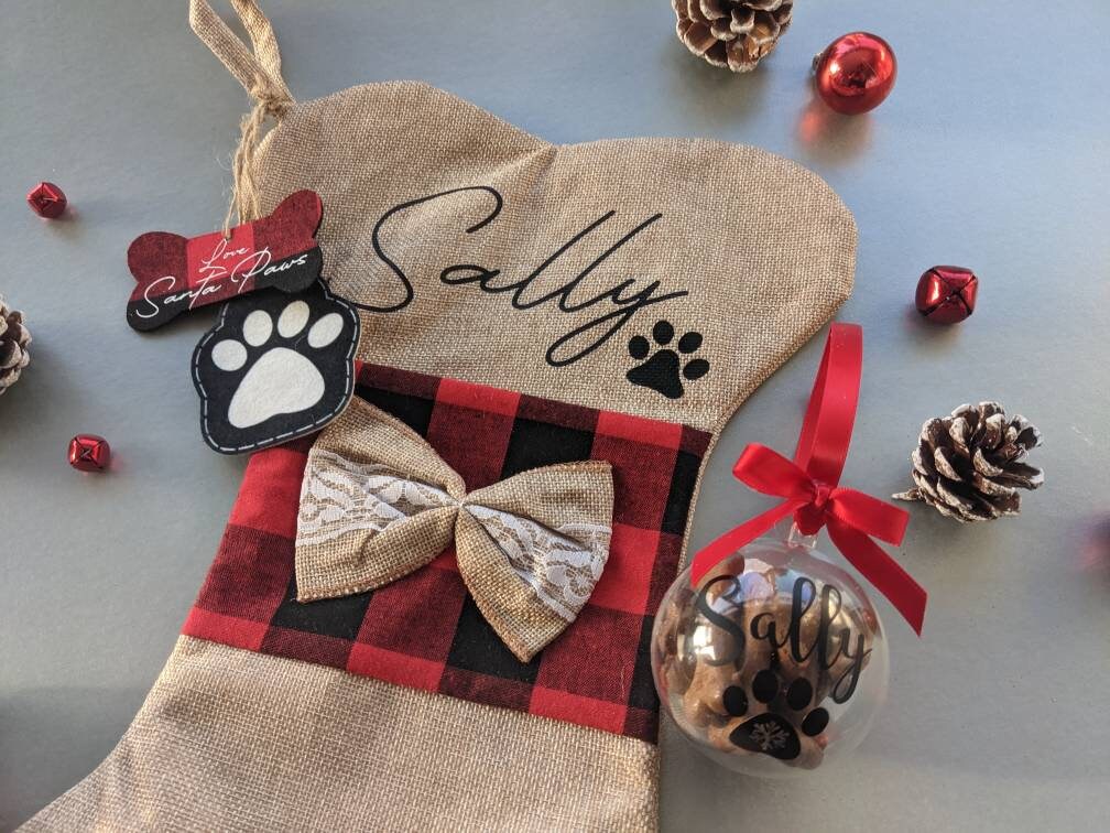 Personalised Christmas Dog Treat Bauble | Christmas Decorations | Christmas Gifting | Pet Dog Gift | Dog Treats Xmas | Fillable Bauble