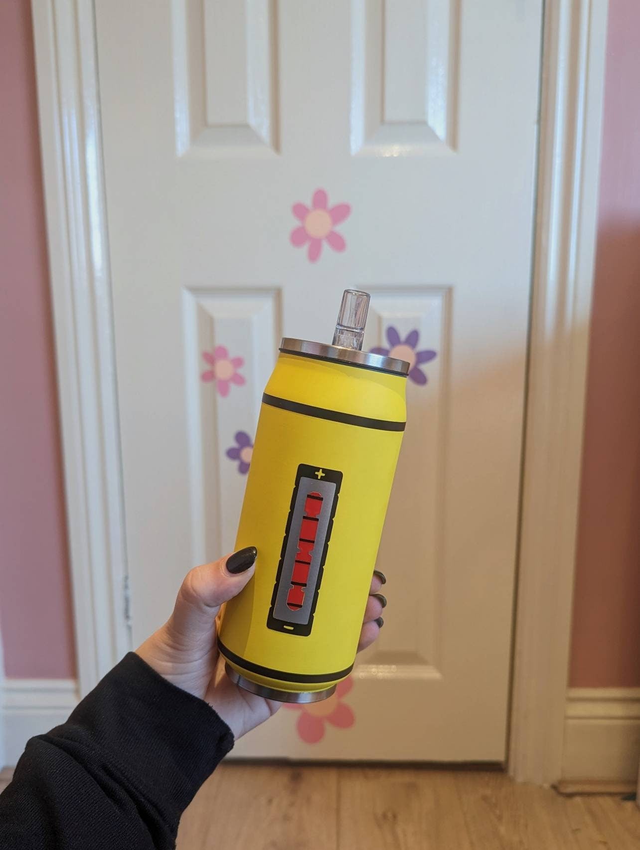 Enchanted Canister | Monsters Inc Inspired Can Bottle | Hot or Cold Insulated Thermos | | Disney Inspired | Novelty Drinks Bottle 300ml