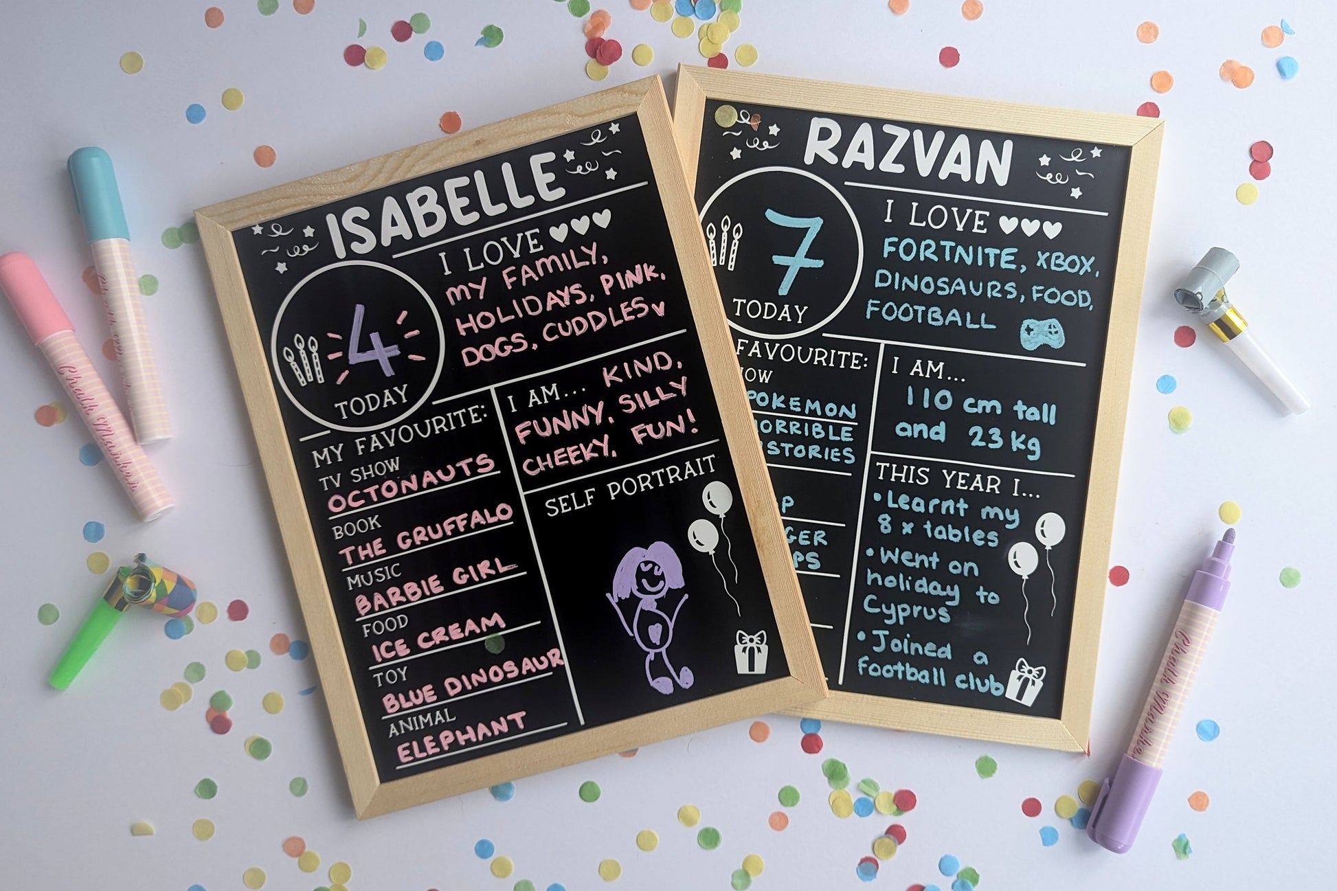 Personalised First Day of School Board | Back to School Chalkboard | First Day of Nursery | First Day Sign Board