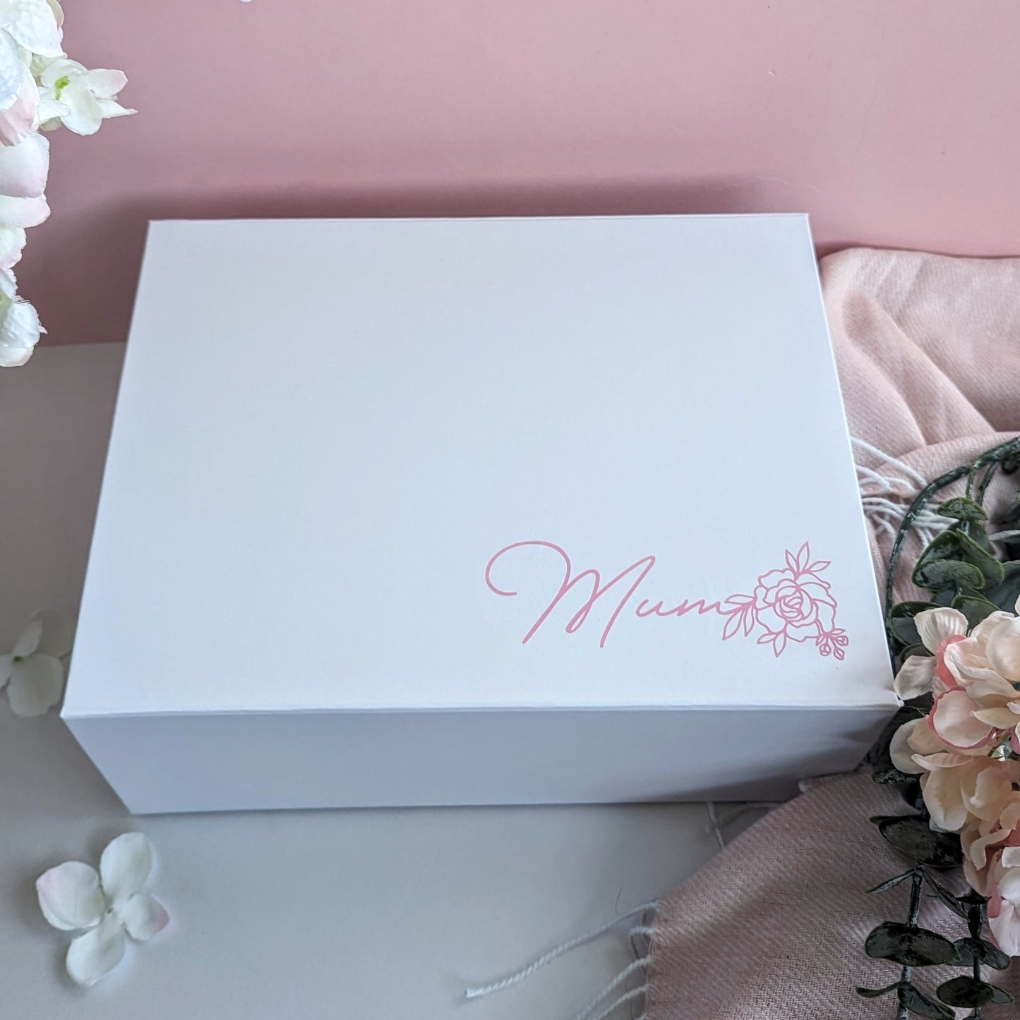 Personalised Mother's Day Spa Night Gift Box | Dozen Soap Roses | Mum Nan Mummy Present | Flowers & Chocolate | Facial Spa Hamper